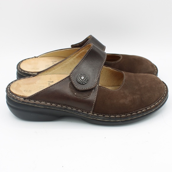 SOLD! Finn Comfort German Made Mary Jane Slides - Picture 6 of 8